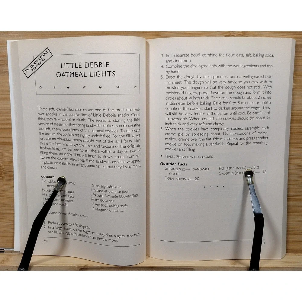 Low-Fat Top Secret Recipes by Todd Wilbur (2000 Paperback) First Printing SIGNED